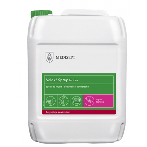 Preparat do dezynfekcji dużych powierzchni Velox Spray Tea Tonic 5L